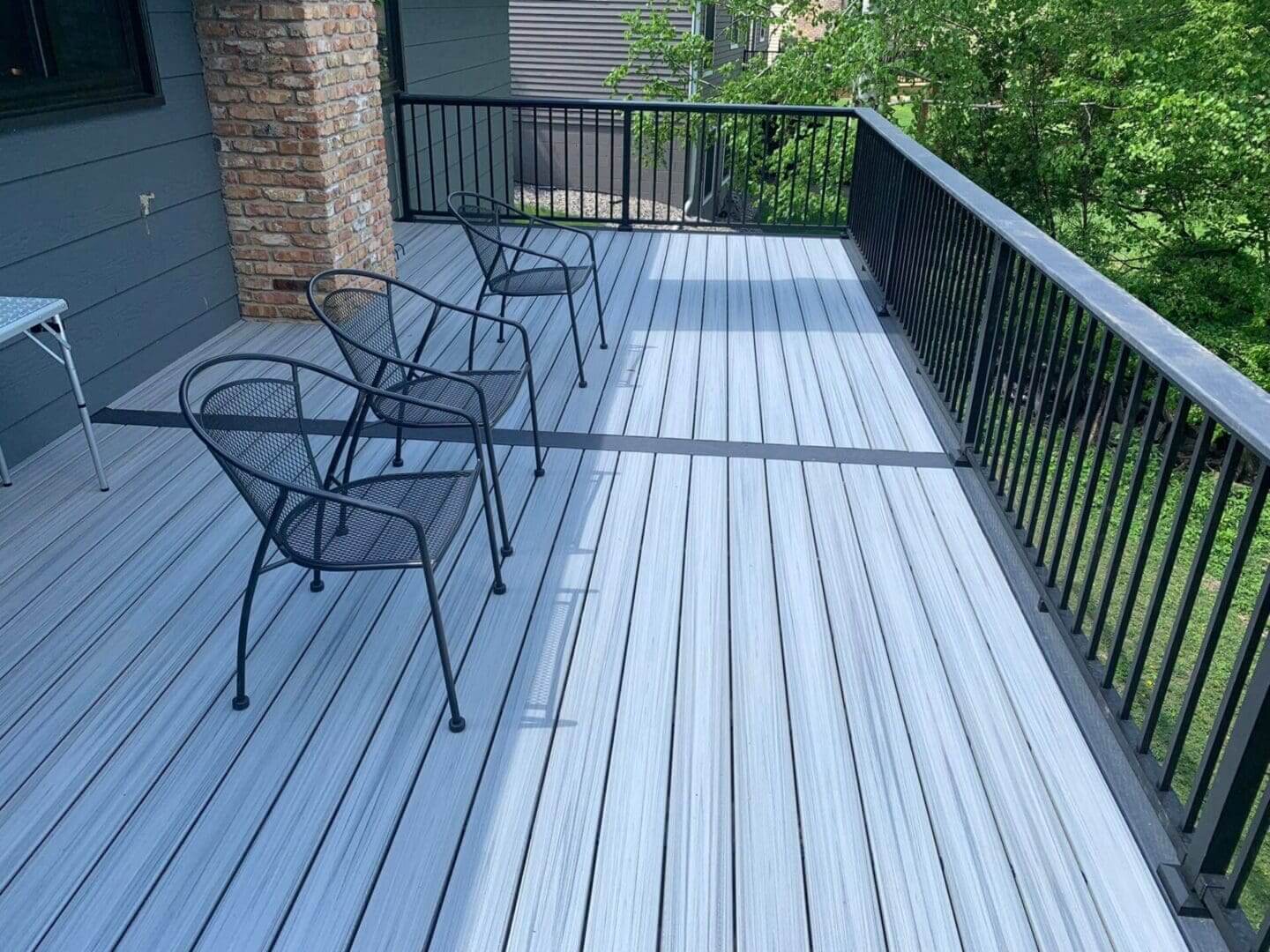 Deck footing installation for Minnesota weather