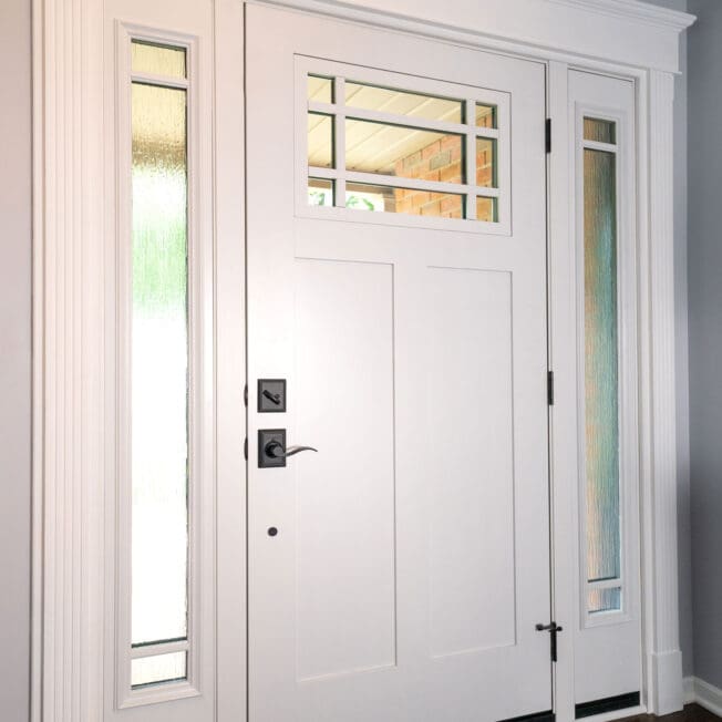 Professional door replacement process for a home in Rochester, MN