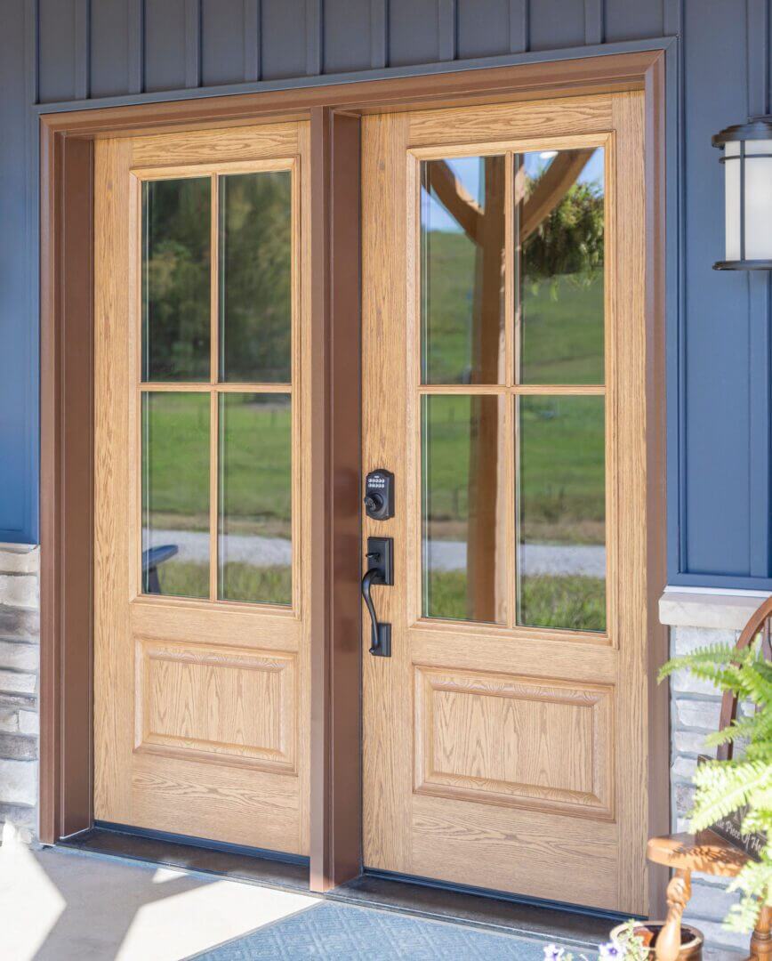 Energy-efficient replacement entry door built for Minnesota winters in Kasson MN