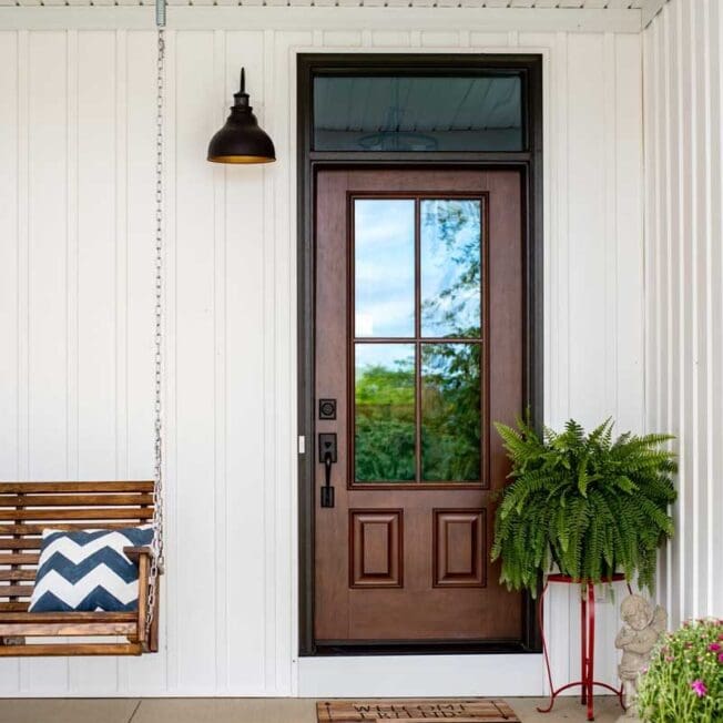 Comparison of entry door repair versus full replacement for a Rochester, MN home