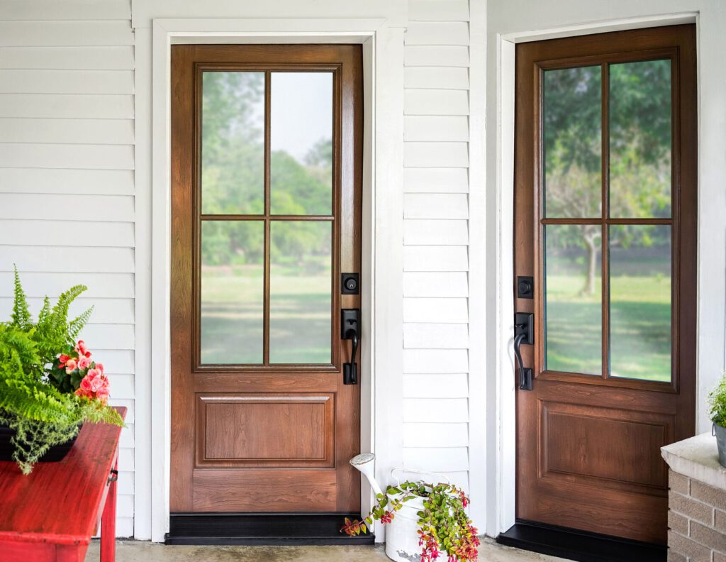 High-quality fiberglass entry door installed in Owatonna MN
