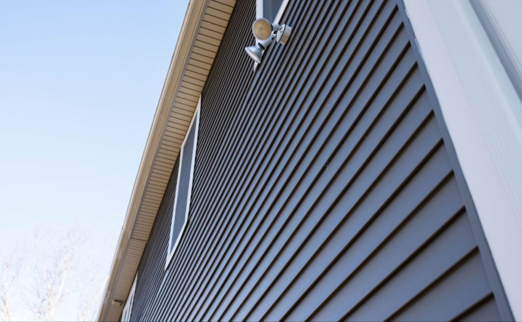 Siding on a home. 