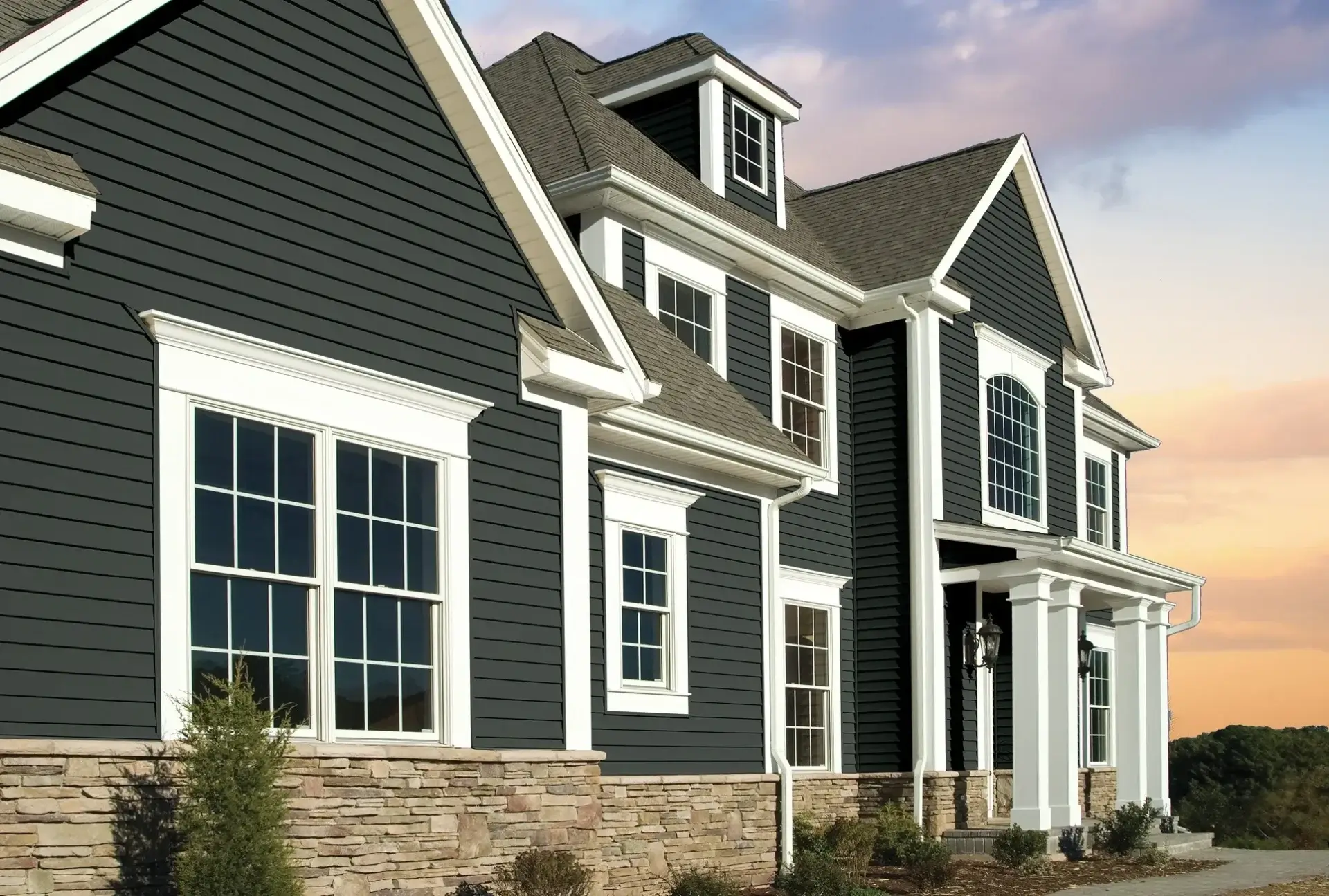 LP SmartSide siding installed on Rochester MN house
