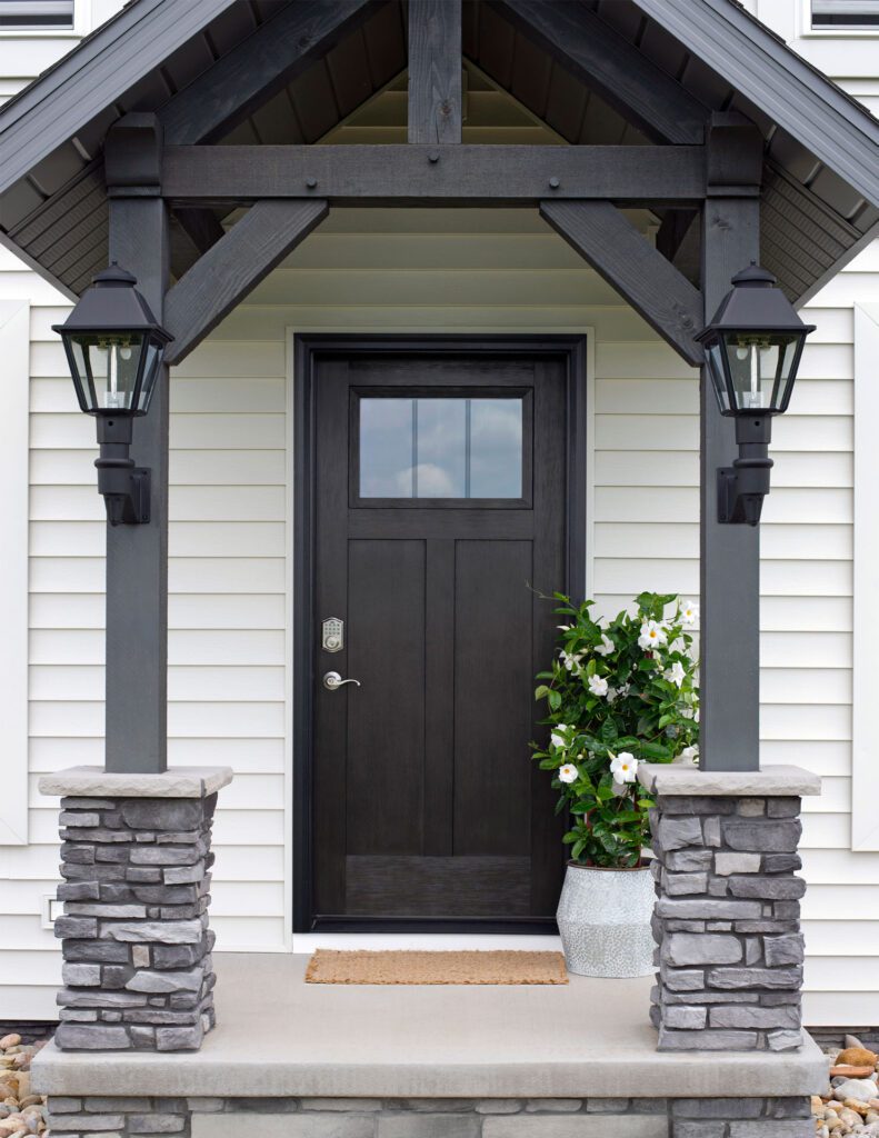 Modern trending front door design in Owatonna MN