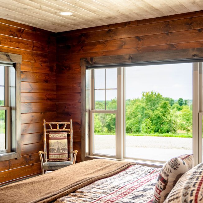 Quiet interior of a Kasson MN home after replacement windows reduce outside noise