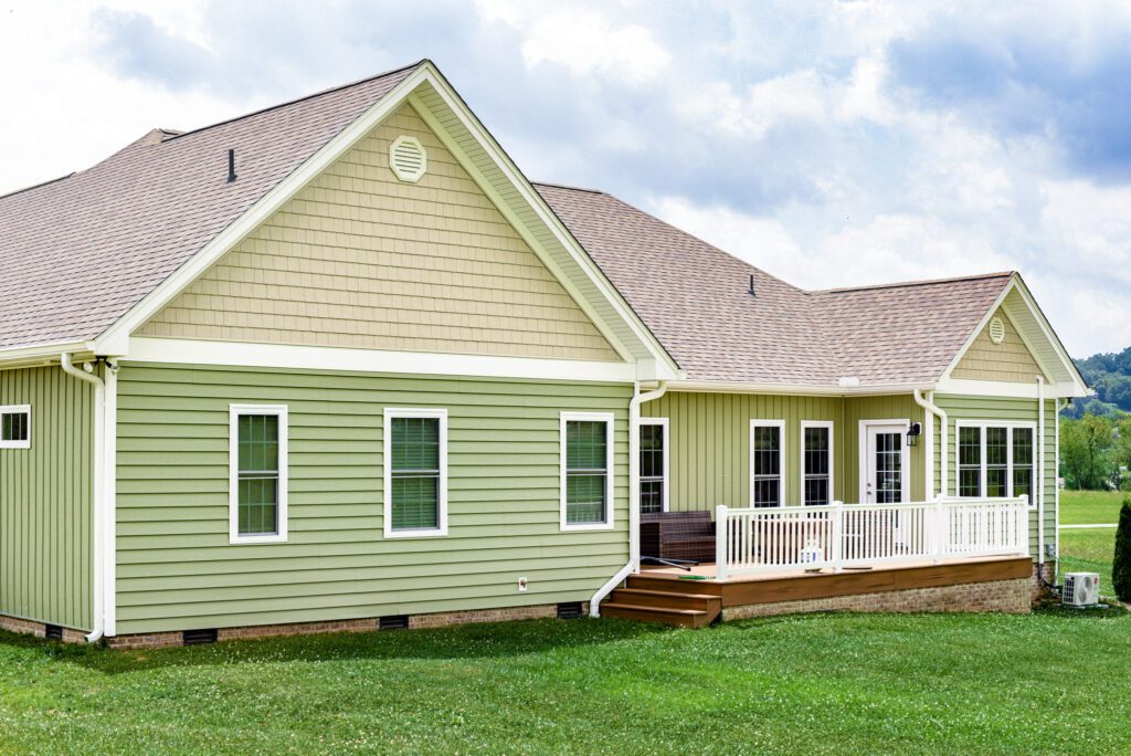 modern home with new siding color in Owatonna MN neighborhood