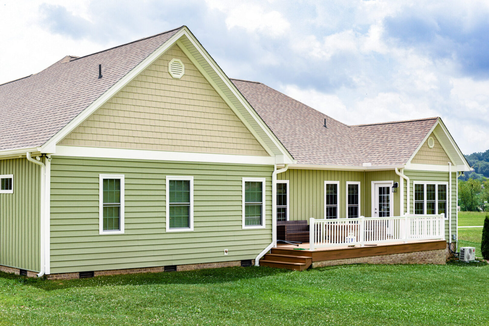 modern home with new siding color in Owatonna MN neighborhood