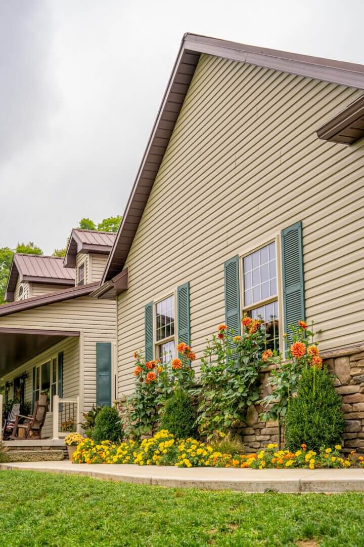storm damaged siding panels on residential home in Kasson MN
