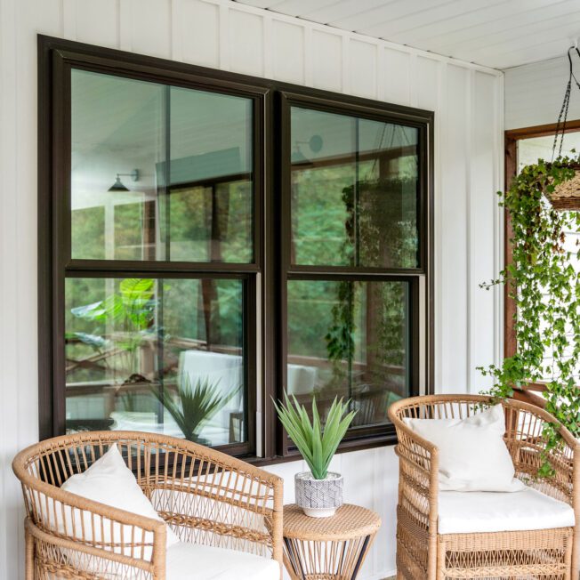 Condensation fogging between window panes in a Kasson MN home during winter